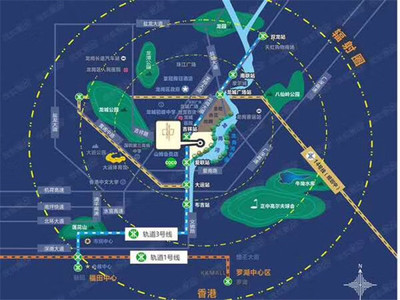 龙岗中心【回迁指标房】22800元/平，直接商品房开发商签合同，48个月交房，地铁口物业